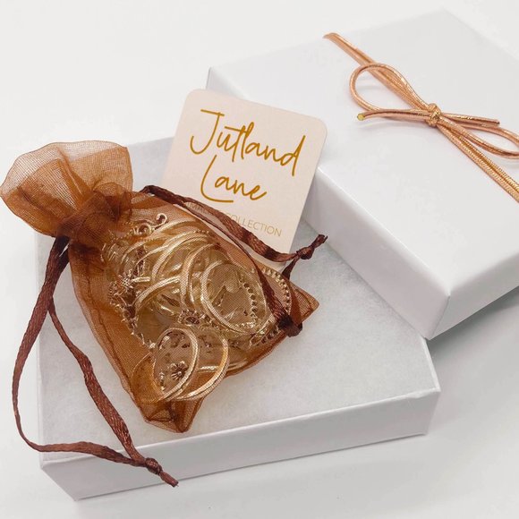 Boho Stacking Rings Set of 14 Vintage Bohemian Silver Ring Set - Picture 7 of 8